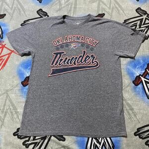 Okc Oklahoma City Thunder Heritage Cotton Mens M T Shirt